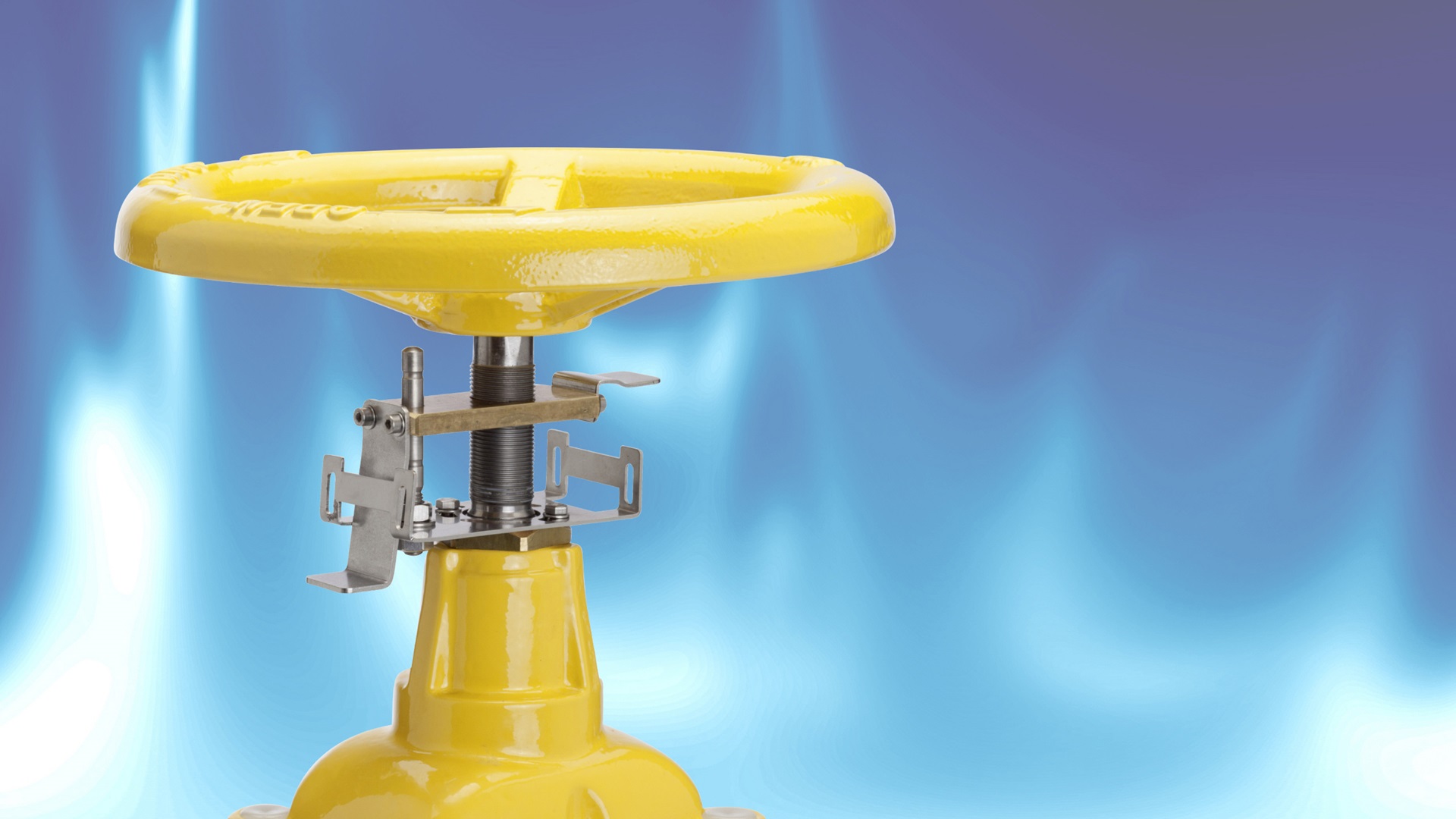 Gas gate valve handwheel
